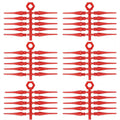 Foilswirl 60 Pcs 2ba Electronic Dart Tips Plastic Dart Tips - Universal Plastic Soft Tip Points(Red)