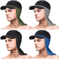 Tatuo 4 Pieces Unisex Neck Gaiter UV Face Cover Sun Protection Neck Drape Multifunctional 2 in 1 Face Covering for Outdoor Sport