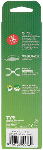 Tyr Sport Aqua Blaze Kids Goggle