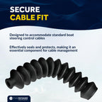 Five Oceans 8-Inch Line Steering Cable Boot - Fo2045