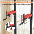 Relife Rebuild Your Life Power Tower Pull Up Bar Dip Station For Home Gym Adjustable Height Strength Training Workout Equipment