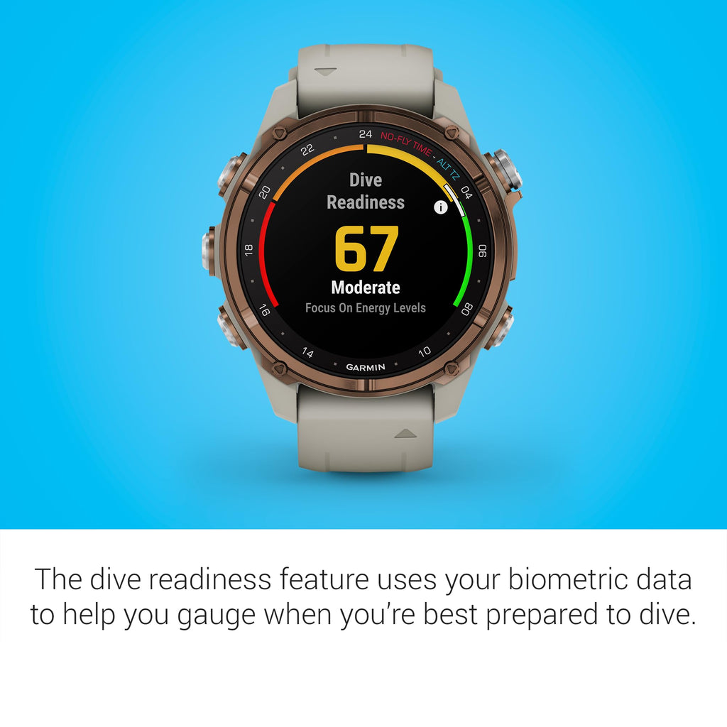 Garmin Descent Mk3I, Dive Computer And Multisport Gps Smartwatch, Air Integration, French Gray