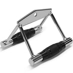 Yes4All Rubber Double D Row Handle Cable Attachment For Weight Workout, Cable Machine Accessories For Home Gym