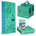 Folding Yoga Mat And Tote With Yoga Dvd - (Yoga Mat Thickness: 4Mm; Folded Size: 29Cm X 30.5 Cm X 5Cm) - Wai Lana