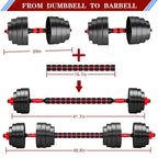 Bcbig Adjustable-Dumbbells-Sets,Free Weights-80Lb(40Lb*2) Dumbbells Set Of 2 Convertible To Barbell A Pair Of Lightweight For Ho