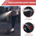 Electric Scooter for Adults, 8.5/10/14 Tires, 19/22Mph, 350W/500W Motor, 21-28 Miles Range, Folding E-Scooter with Dual Suspensi