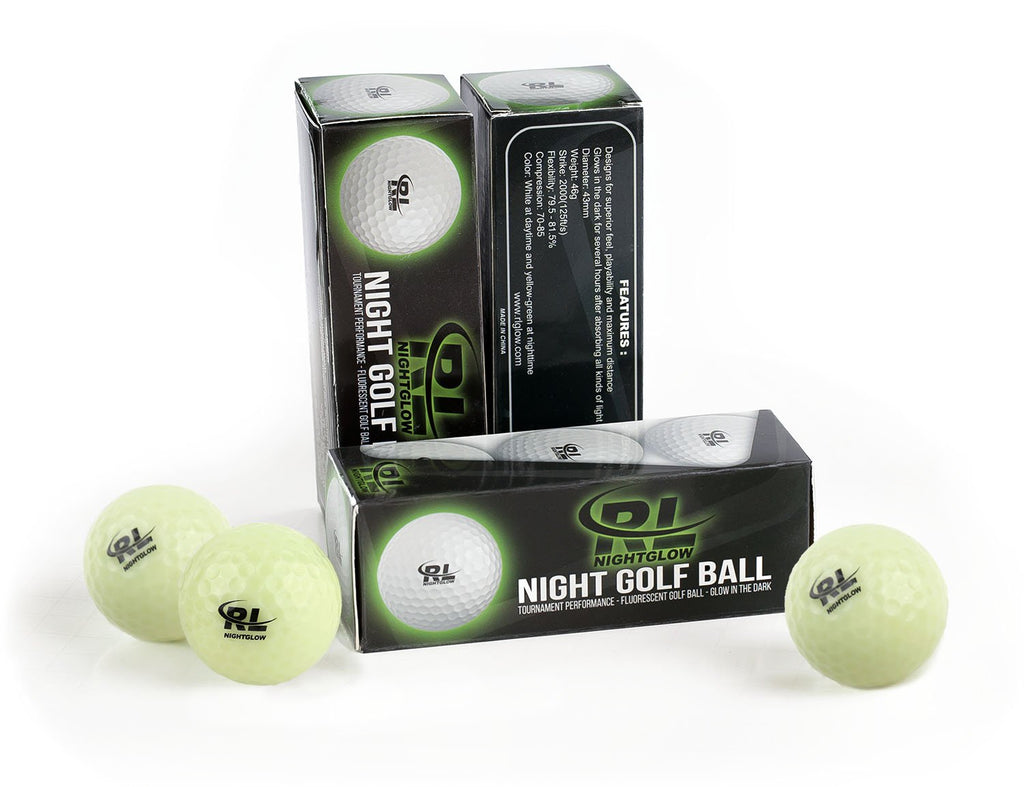 R&L Night Golf Balls Glow In The Dark - Best Hitting Tournament Fluorescent Golf Ball- Long Lasting Bright Luminous Balls Rechar