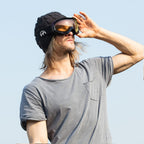 Outdoormaster Ski Goggles Otg - Over Glasses Ski/Snowboard Goggles For Men, Women & Youth - 100% Uv Protection (Blackframe Orang