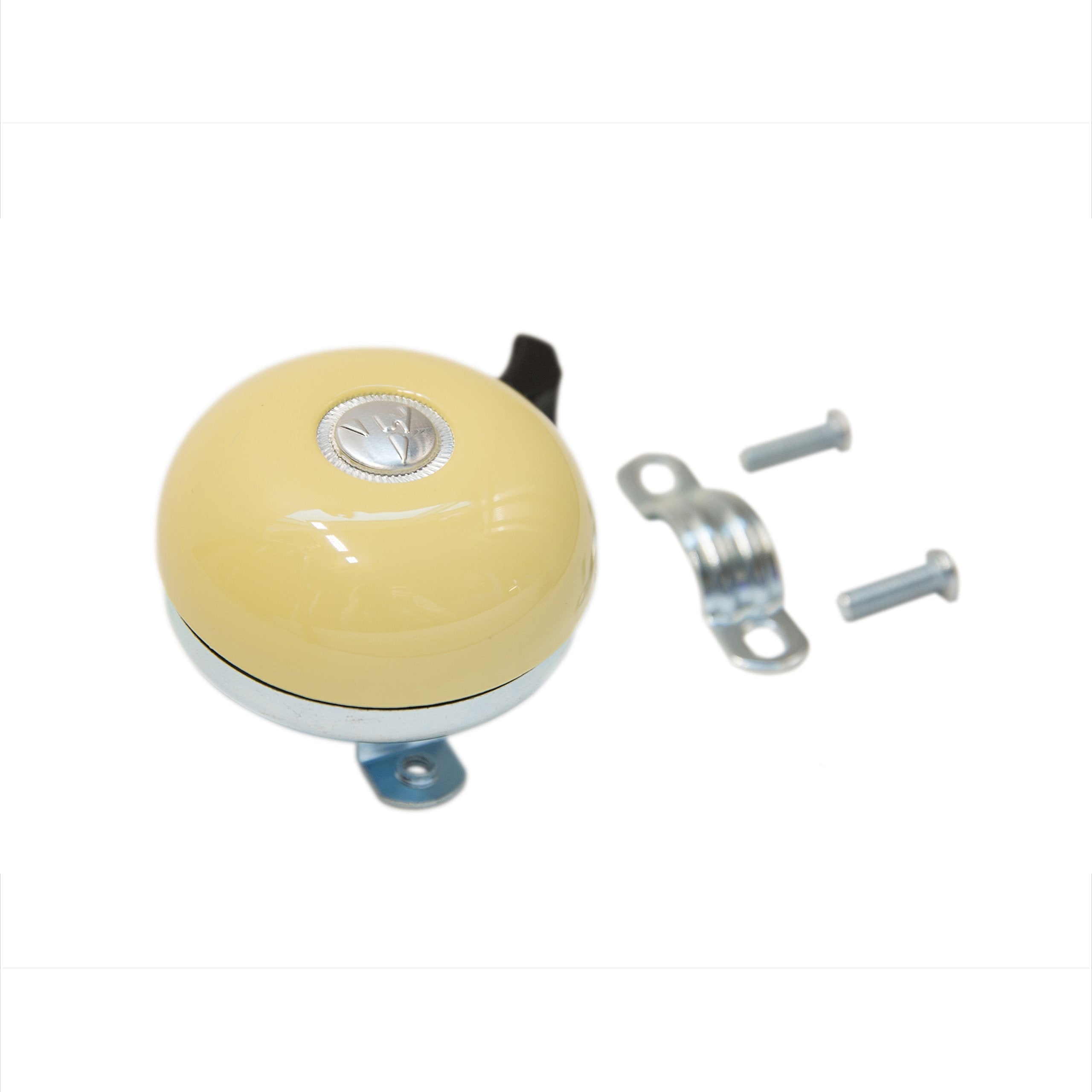 Firmstrong Classic Beach Cruiser Bicycle Bell, Vanilla