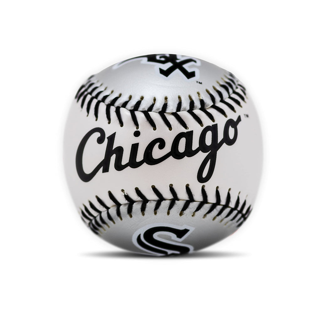 Franklin Sports Chicago White Sox Mlb Team Baseball - Mlb Team Logo Soft Baseballs - Toy Baseball For Kids - Great Decoration Fo