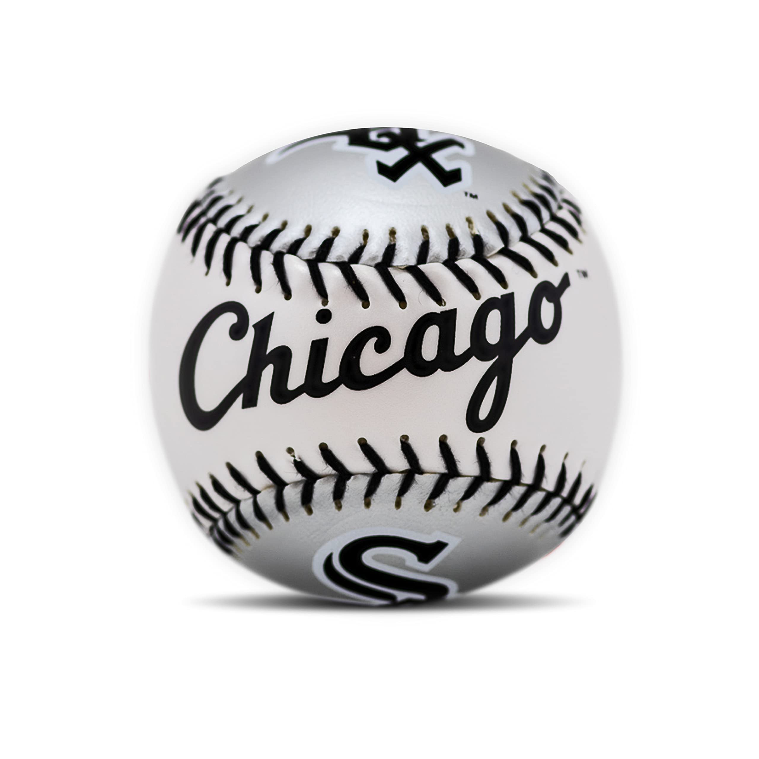Franklin Sports Chicago White Sox Mlb Team Baseball - Mlb Team Logo Soft Baseballs - Toy Baseball For Kids - Great Decoration Fo