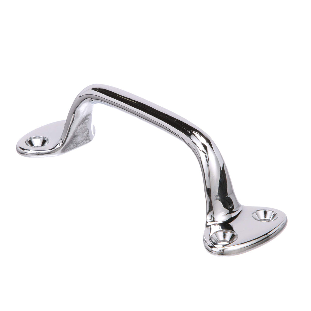 Seachoice Heavy Duty Transom Handle, Triple Chrome-Plated Cast Brass, 6 In. Round Grip