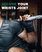 Trideer Padded Workout Gloves For Men - Gym Weight Lifting Gloves With Wrist Wrap Support, Full Palm Protection & Extra Grips Fo