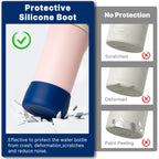 Diumepo Silicone Boot For Owala 16Oz Water Bottle, Anti-Slip Protective Sleeve Bottom Bumper Protector For Owala Kids And Freesi
