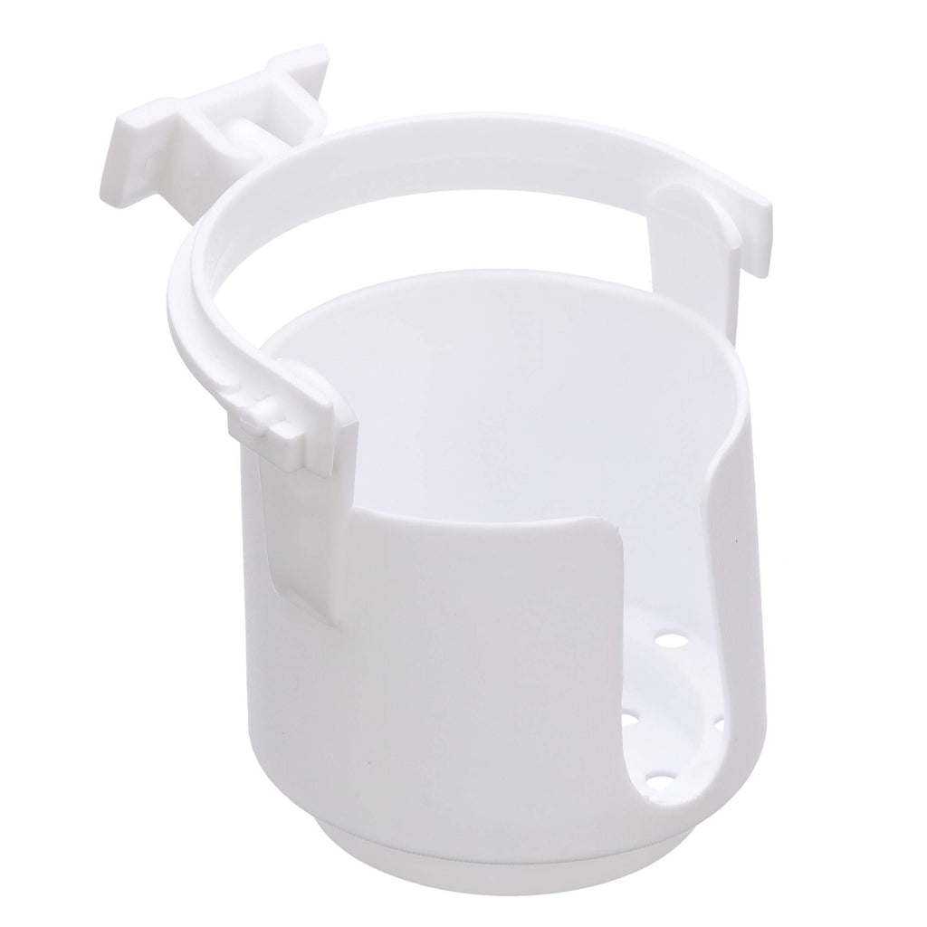 Attwood 11631-4 Molded Plastic Gimballed Drink Holder, Slot For Coffee Mug Handle, Self-Draining, 4 Inches H X 4 3/8 Inches W