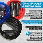 Elitesrs, Muay Thai 2.0 Weighted Jump Rope - Heavy 1.3Lb Pvc Drag Rope (8Ft)