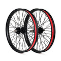 Exceedhub 20 x 1.85 Heavy Duty Bike Rim Wheelsset, Front and Rear Wheel, 12 Gauge 48 Spokes Wheelset, Double Wall Aluminum Alloy