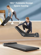 WALKINGPAD Z1 Foldable Walking Pad Treadmill for Home Office, Under Desk Treadmill with Adaptive Speed Control, Compact Design f