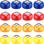 Gejoy 16 Pieces Mini Shuffleboard Replacement Pucks Tabletop Equipment Rollers Set Shuffleboard Curling Accessories