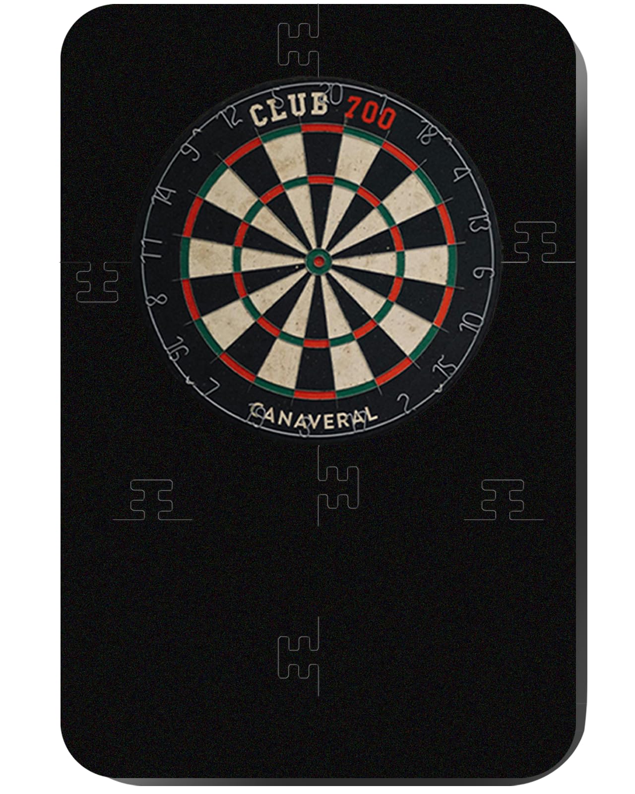 Dart Board Wall Protectors,Extended Length Dartboard Wall Protector,Dartboard Surround,EVA Black Dart Board Wall Protector,Suita