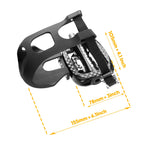 Venzo Fitness Exercise Indoor Bike Compatible With Shimano Spd Pedals With Toe Clips & Cleats