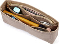 Greensheep Small Purse Organizer With Zipper Felt Insert Bag Organiser For Handbag, Tote, And Clutch Compact And Stylish Pouch F