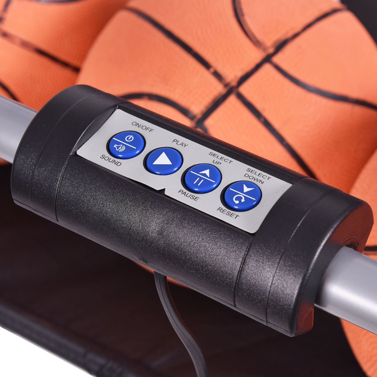 Giantex Foldable Basketball Arcade Game, 8 Game Options, Electronic Double Shot 2 Player W/ 4 Balls And Led Scoring System, Indo