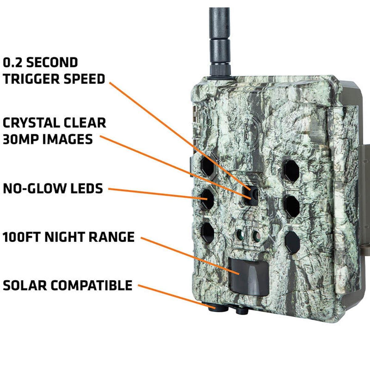 Bushnell Primos Hunting Cellucore 30 Verizon Treebark Camo Box