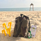 Hzjoyue Outdoor Blanket (71'' X 55'') -Compact, Lightweight, Sand Proof Pocket Blanket Best For The Beach, Hiking, Travel, Campi