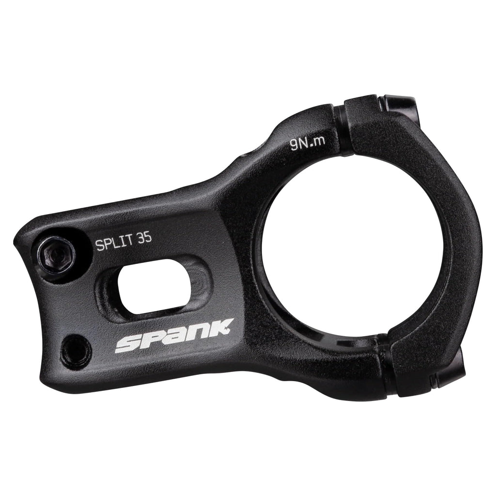 Spank X Rainier Split 35 Stem, 35Mm Silver, W/Gold Cap, 2025 Edition