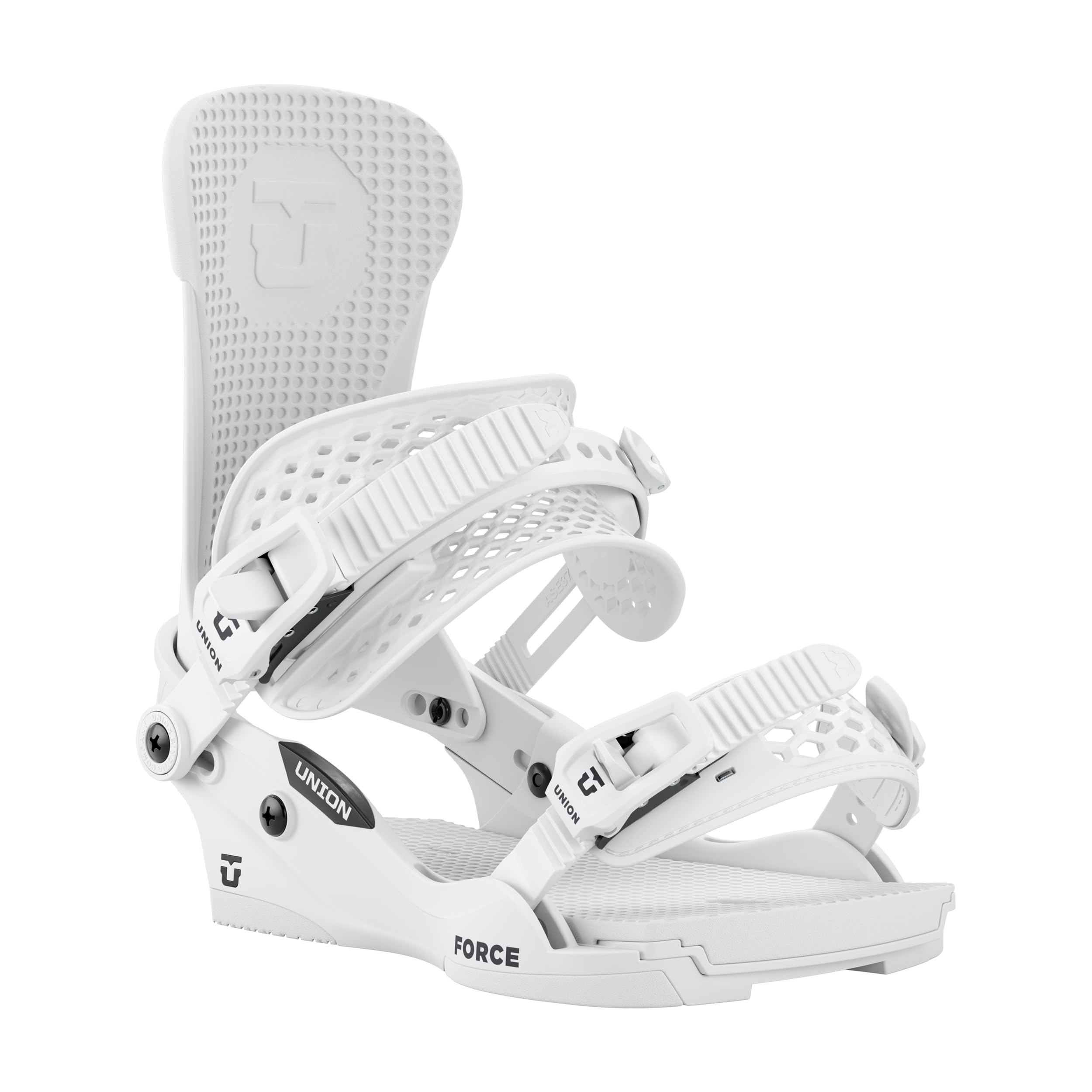 Union Force Classic Mens Snowboard Bindings (White, Large)