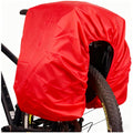 VAOLOAV Pannier Covers Bicycle Rear Rack Rain Cover Bicycle Trunk Bag Cover Red