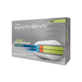 Taylormade New Tour Response Stripe Golf Balls (Multi-Colour), 1 Dozen