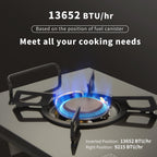 Naturehike Camping Gas Stove For Igt Table, Folding Isobutane Stove With Carry Bag, Portable Camp Stove For Outdoor Car Camping