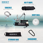 Best Marine Boat Anchor | 3.5 Pound Kayak Anchor Kit | Folding Anchor System For Sup Paddle Board, Jet Ski, Canoe & Pwc | Kayak