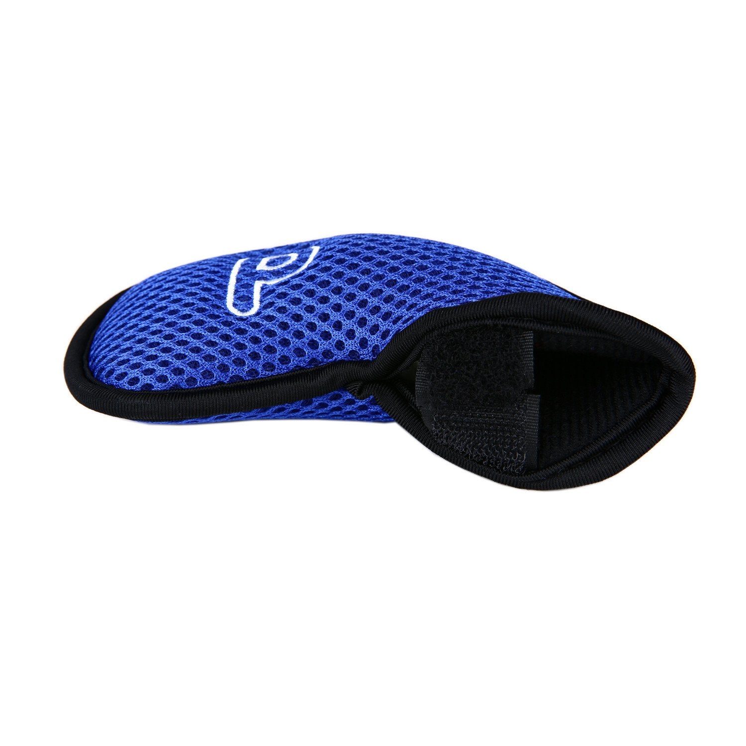 10Pcs/Pack New Meshy Golf Iron Covers Set Golf Club Head Cover Fit Most Irons (Blue)