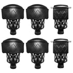 Moyansuper Billiard Pool Table Pockets Heavy Duty Pu Leather Billiard Pockets Set Of 6,Including 4 Corner Pockets And 2 Side Poc