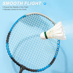 Philonext Goose Feather Badminton Shuttlecocks Birdies, 12 Pack Hight Speed Training Badminton Balls With Great Stability For In