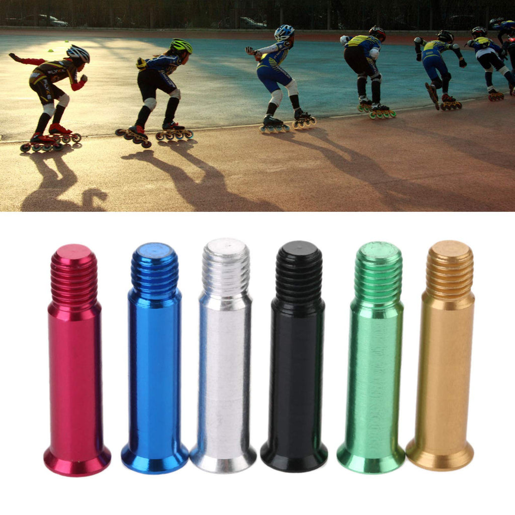 Muxsam Inline Skate Axle Screws For Wheel Fastening, 8-Pack Steel Rollerblade Wheel Screws Replacements, Od 0.31''/8Mm Bolt Fitt