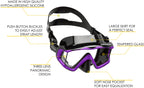 Cressi Pano 3, Black/Purple