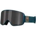 Giro Method Ski Goggles - Snowboard Goggles for Men & Women - Harbor Blue Adventure Grid Strap with Vivid Smoke/Vivid Infrared L