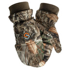Scentlok Fleece Winter Camo Pop Top Camo Hunting Gloves (Realtree Edge, Medium)