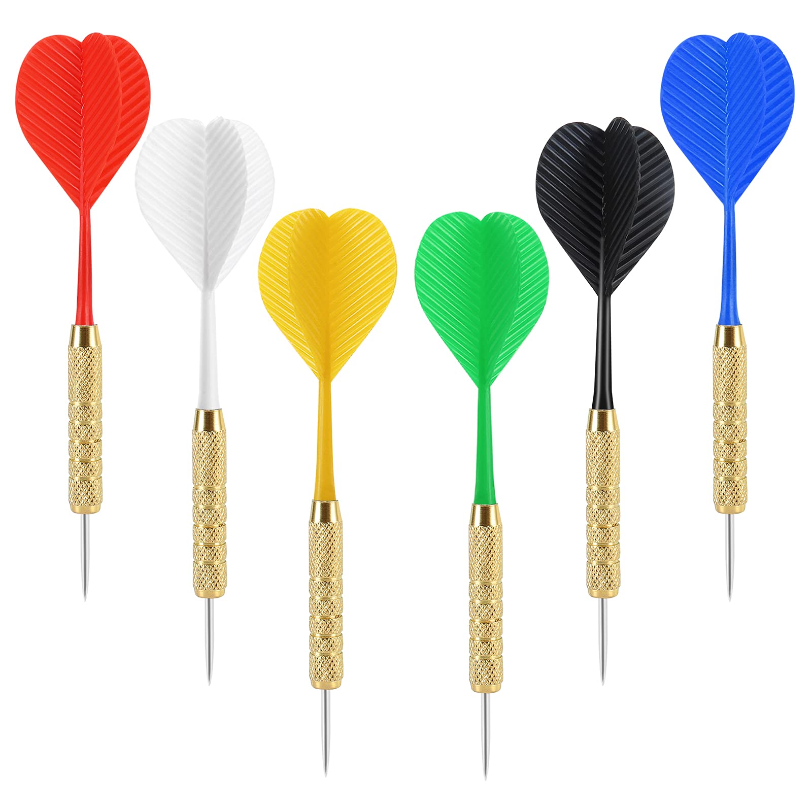 Accmor 18 Pack Steel Tip Darts, 18 Grams Metal Tip Dart Set, Darts Metal Tip Set, Metal Darts For Dartboard