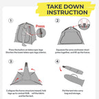 Alvantor Screen House Gazebo, 2-4 Person Pop Up Screen Tent, Instant Screen Room With Carry Bag, Outdoor Mosquito Tent Camping,