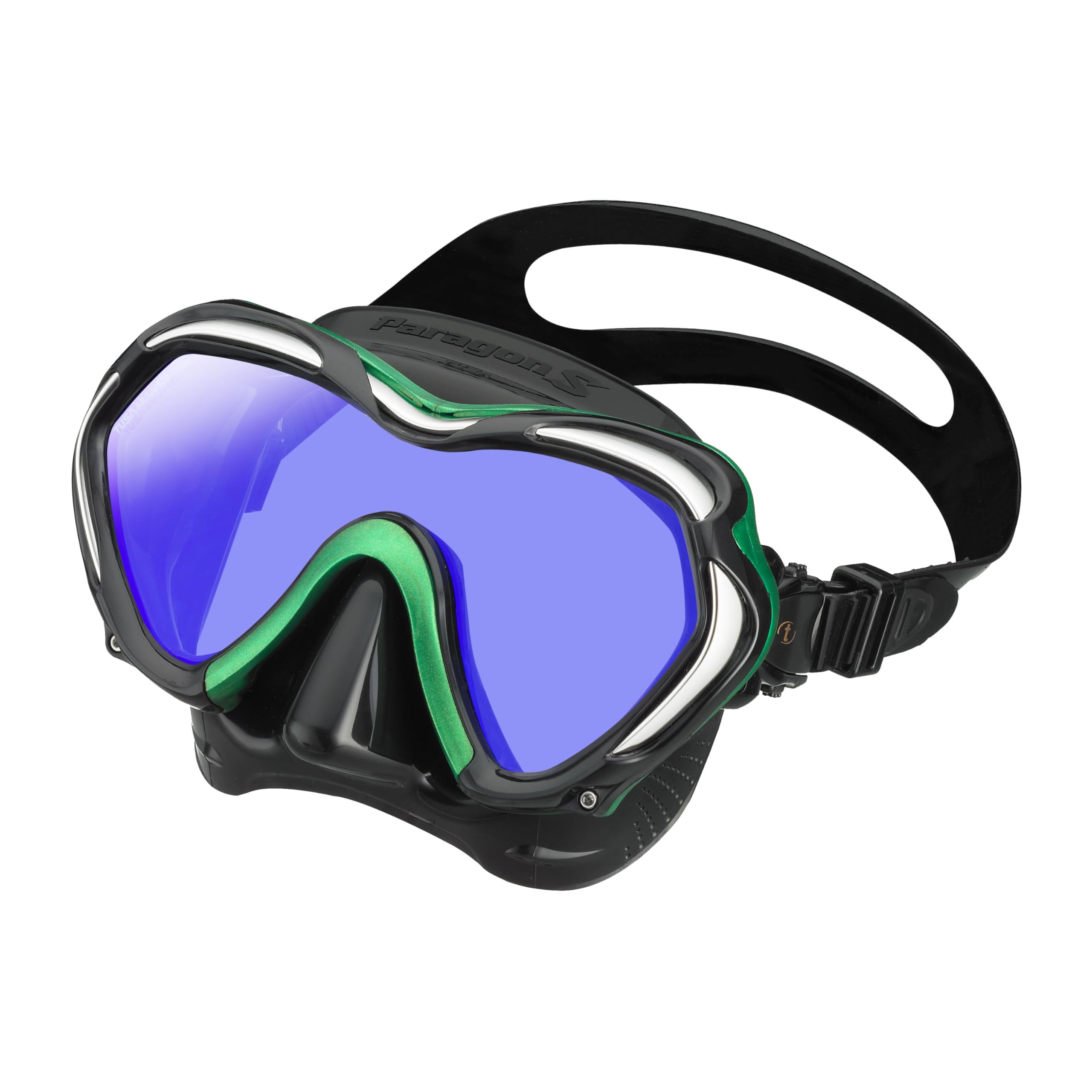 TUSA M-1007 Paragon S Scuba Diving Mask, Energy Green