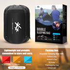 Besteam Double Sleeping Bag Backpacking, Hiking, Family Camping, Traveling. Queen Size Xl Truck, Tent, Sleeping Pad. 2 Person Wa