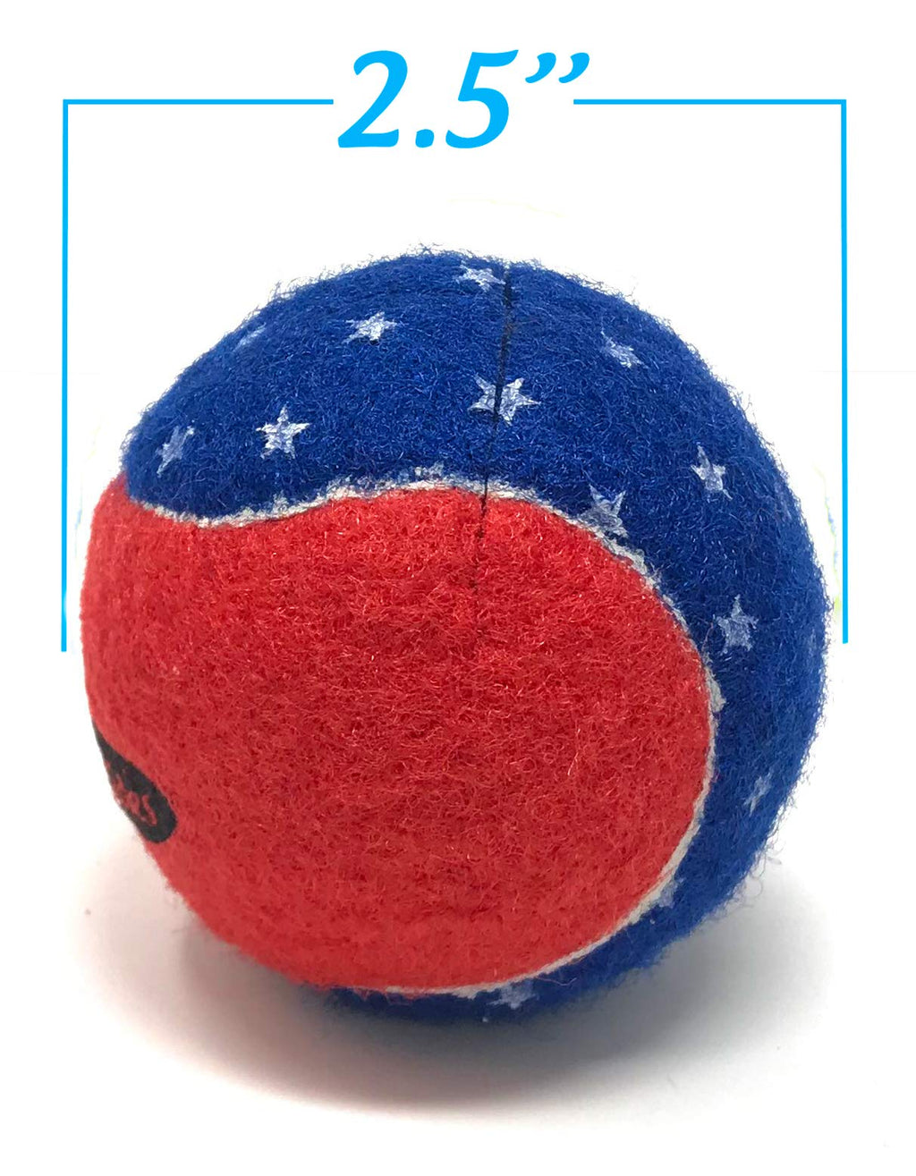 Pre-Cut Walker Glide Balls - 15 Colors & Styles (Patriotic)