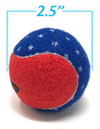 Pre-Cut Walker Glide Balls - 15 Colors & Styles (Patriotic)