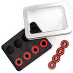 Senston Ceramic Skateboard Bearings High Speed Double Shielded 608 Rs Abec-11 8 Pack Set For Skateboard Trucks Scooters Wheel Ro