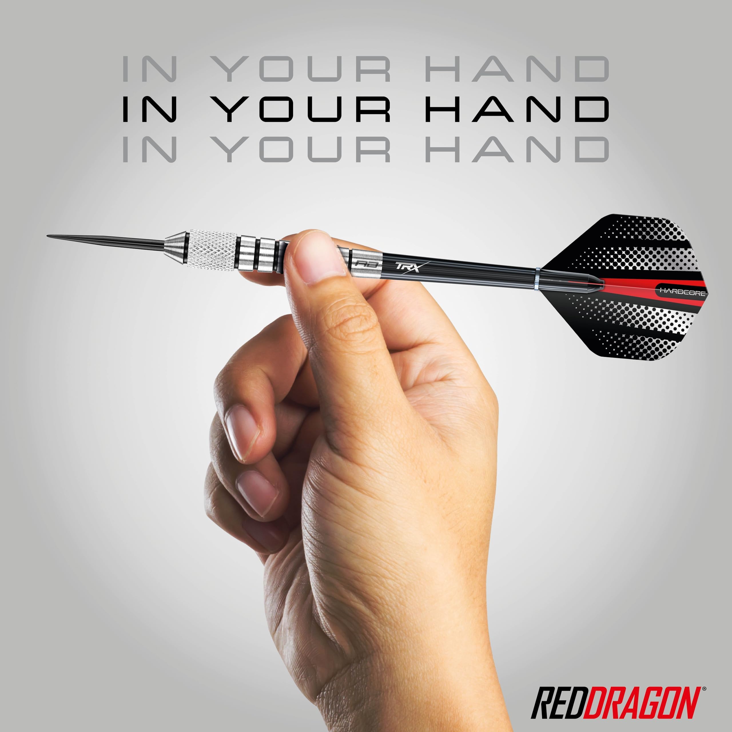 Red Dragon Sidewinder 25G Flightmaster - Tungsten Steel Darts Set With Flights And Shafts